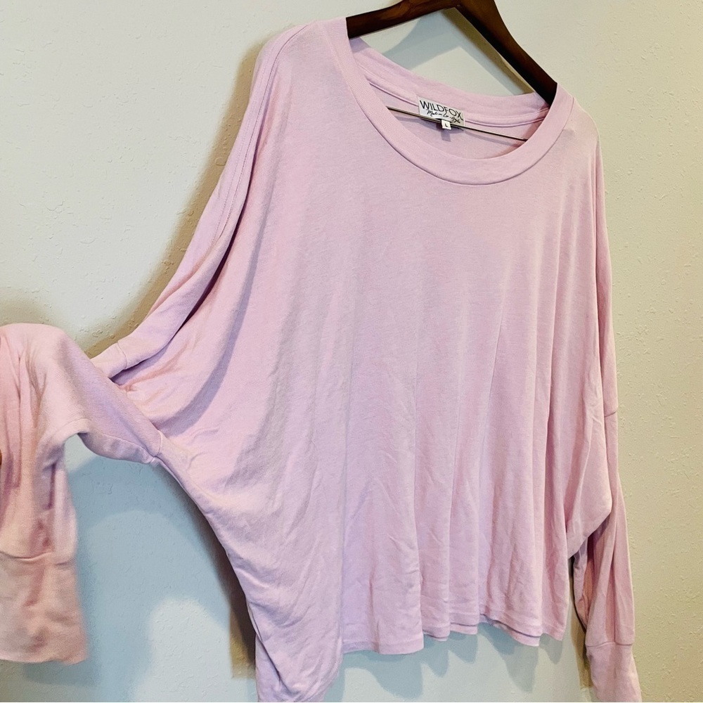 Wildfox Aria Long Sleeve T-Shirt in Wispy - Picture 7 of 10